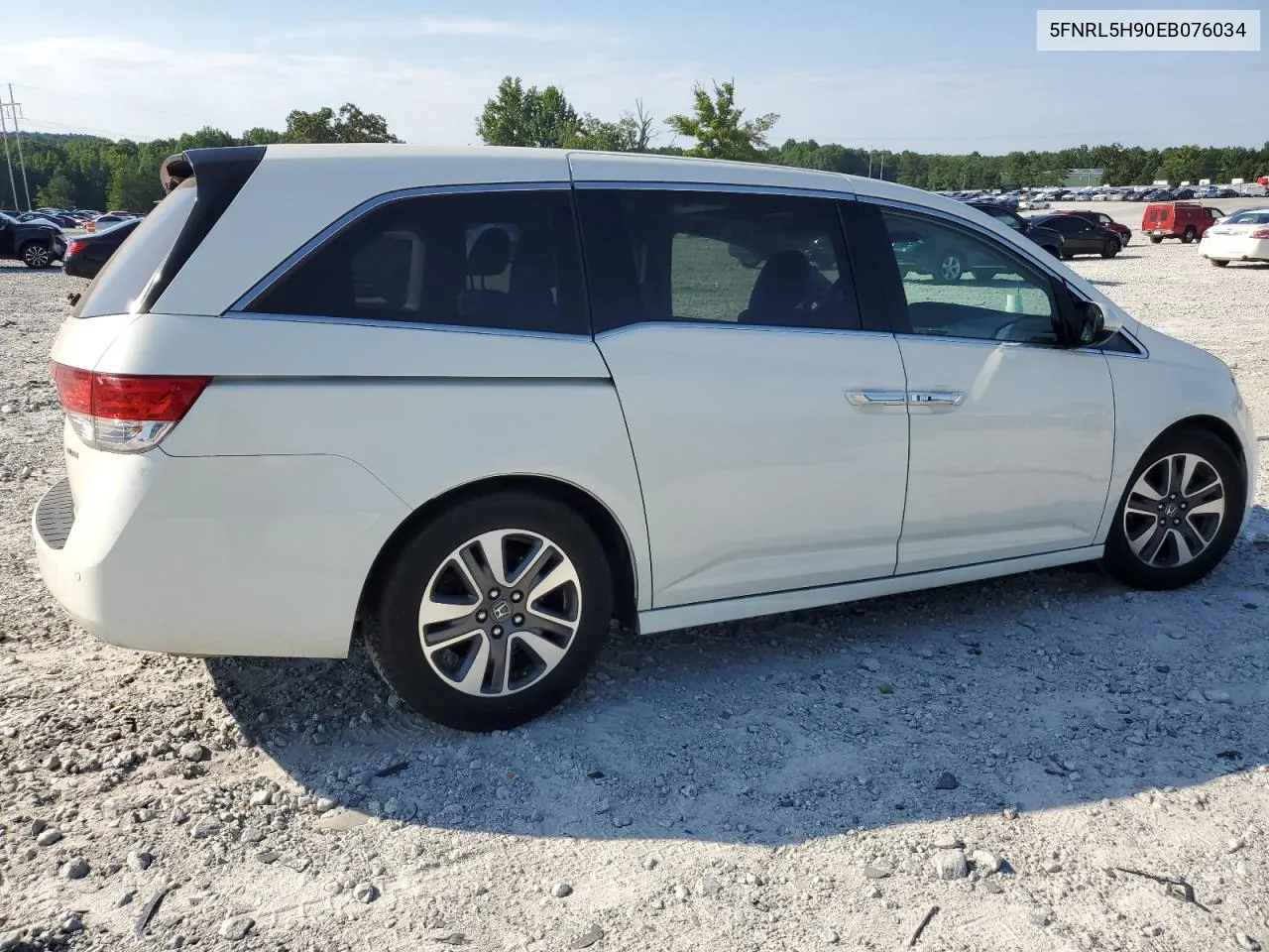 2014 Honda Odyssey Touring VIN: 5FNRL5H90EB076034 Lot: 61791514