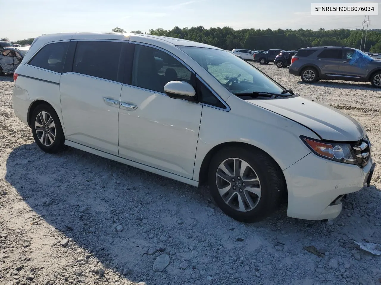 2014 Honda Odyssey Touring VIN: 5FNRL5H90EB076034 Lot: 61791514