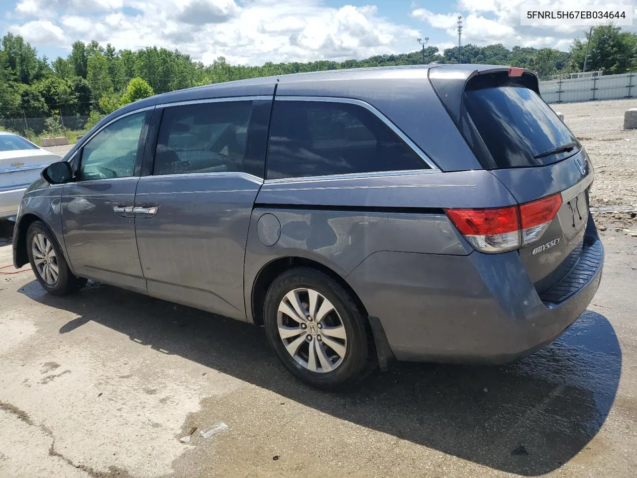 5FNRL5H67EB034644 2014 Honda Odyssey Exl