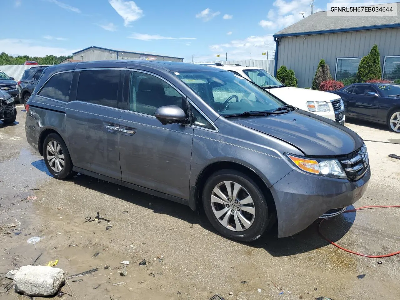 2014 Honda Odyssey Exl VIN: 5FNRL5H67EB034644 Lot: 62050624