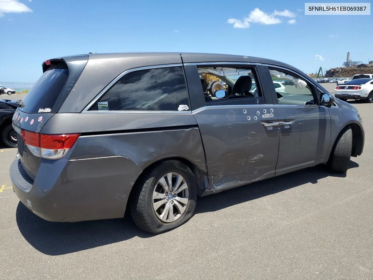 5FNRL5H61EB069387 2014 Honda Odyssey Exl