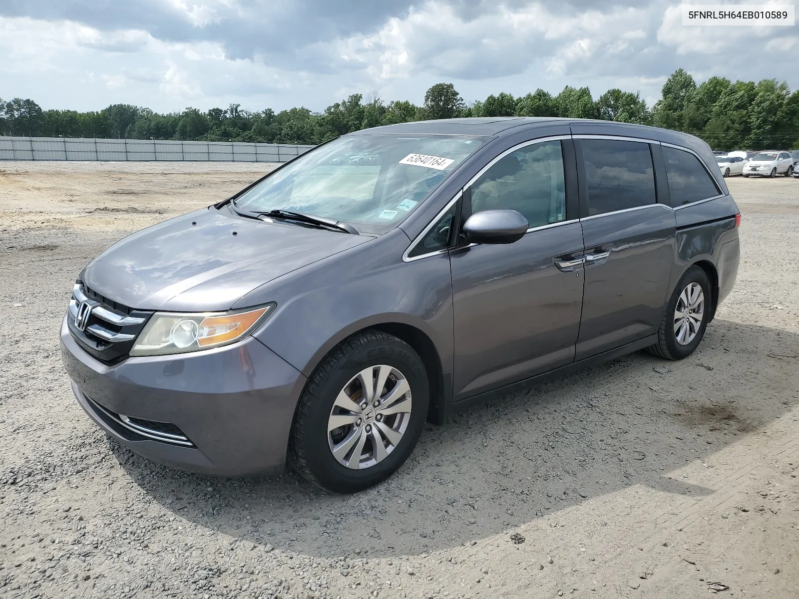 5FNRL5H64EB010589 2014 Honda Odyssey Exl