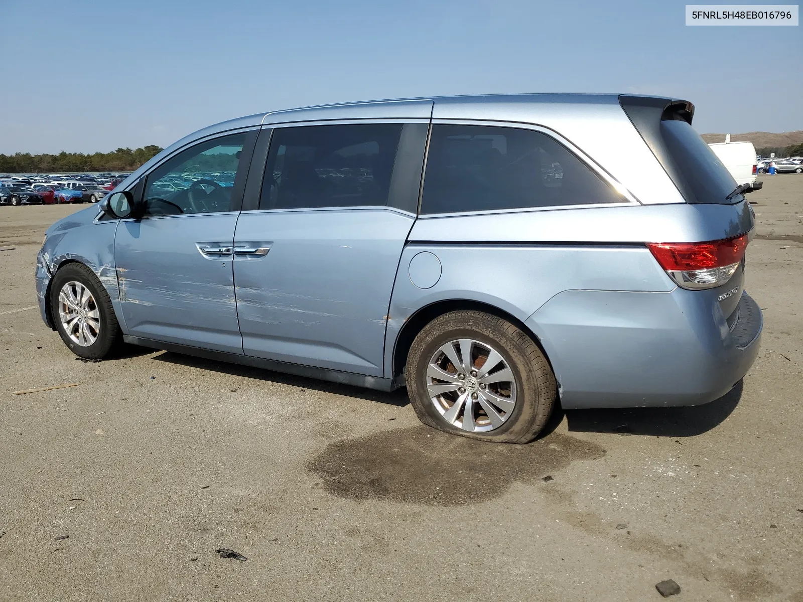 5FNRL5H48EB016796 2014 Honda Odyssey Ex