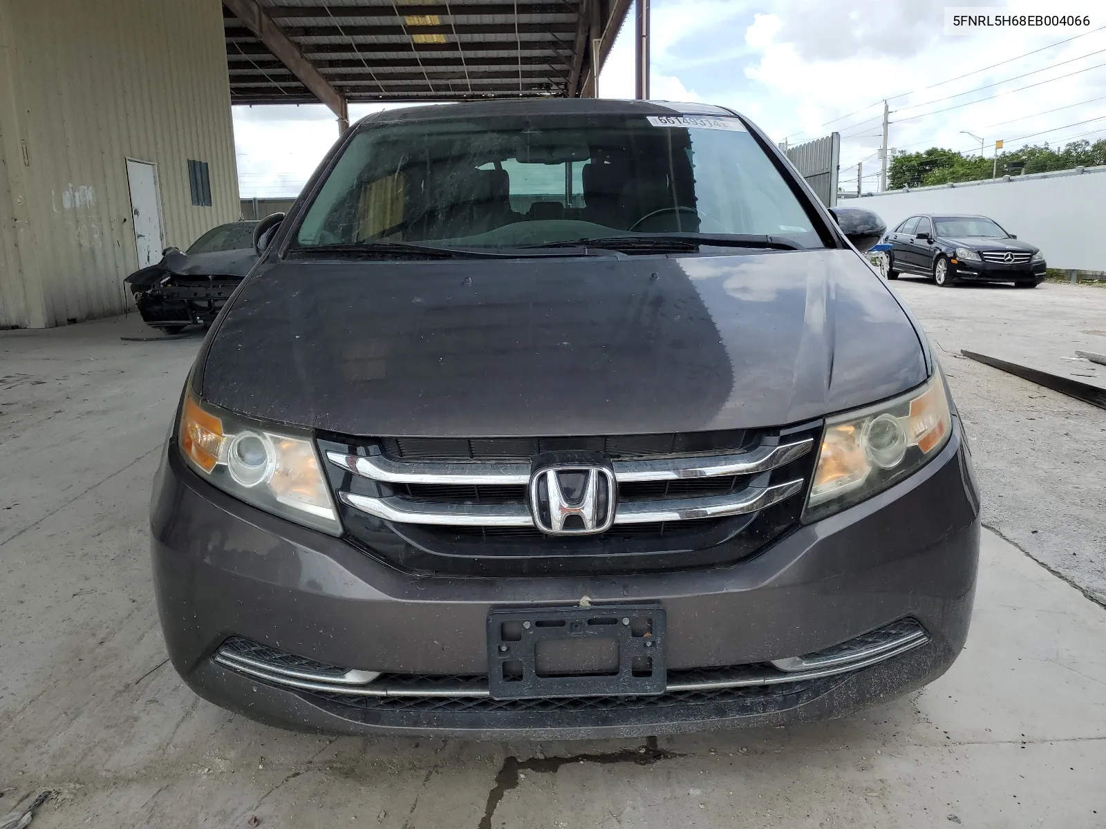 2014 Honda Odyssey Exl VIN: 5FNRL5H68EB004066 Lot: 66149314