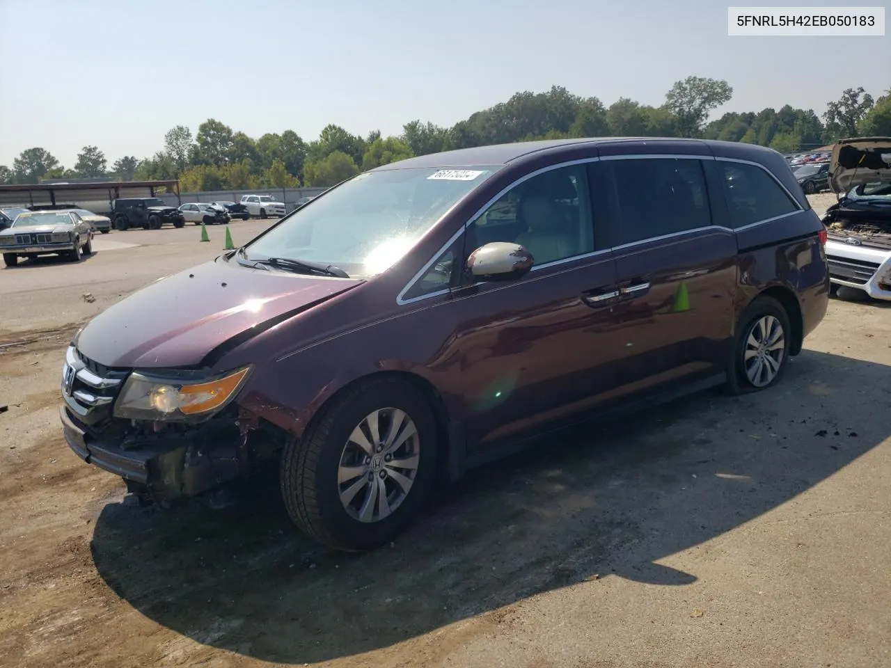 5FNRL5H42EB050183 2014 Honda Odyssey Ex