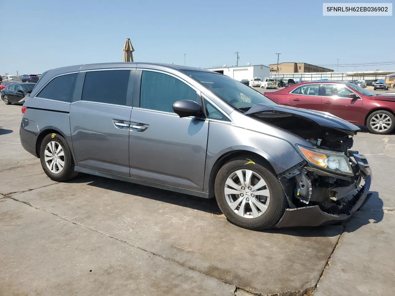 2014 Honda Odyssey Exl VIN: 5FNRL5H62EB036902 Lot: 66497474