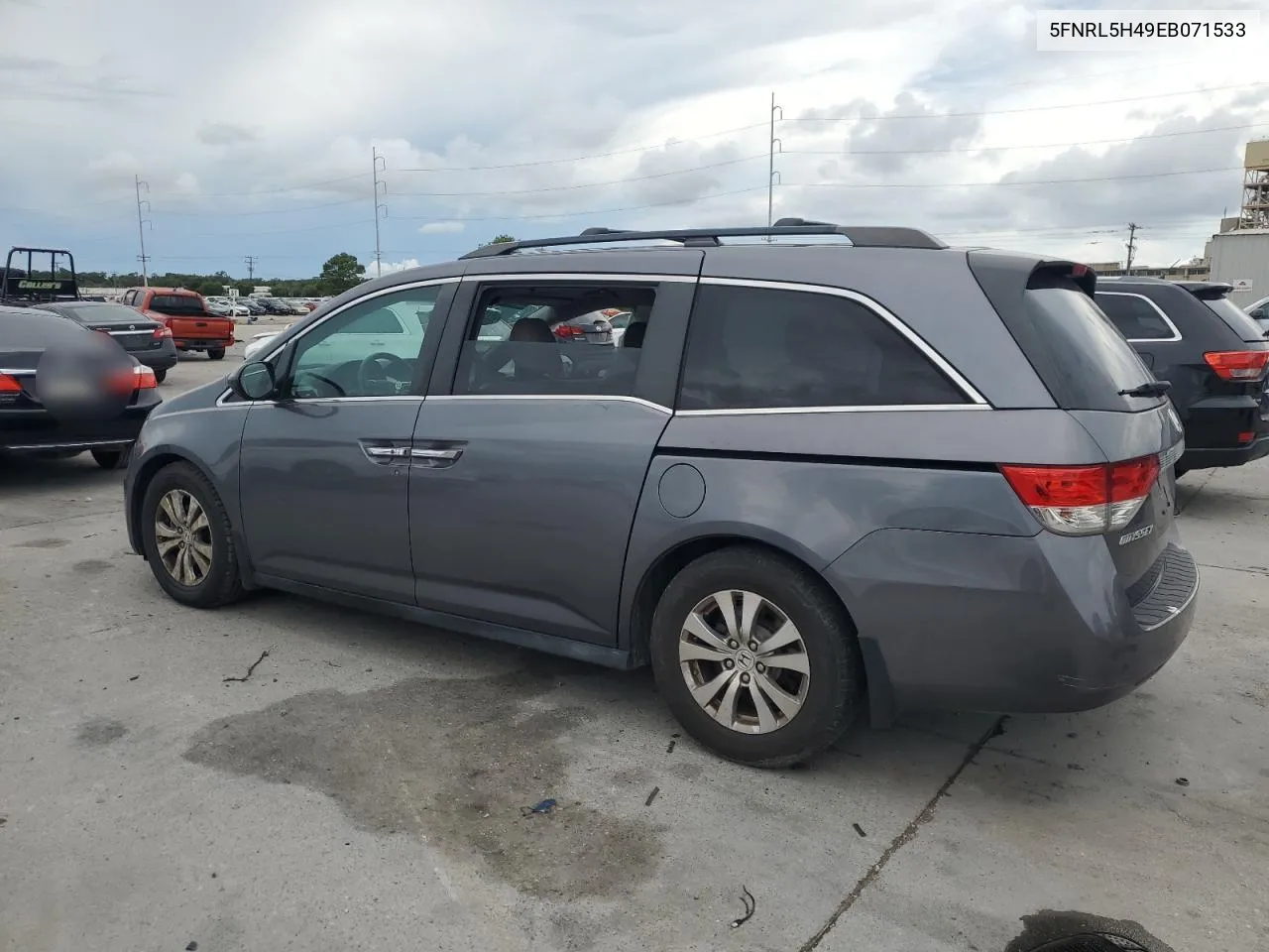 5FNRL5H49EB071533 2014 Honda Odyssey Ex