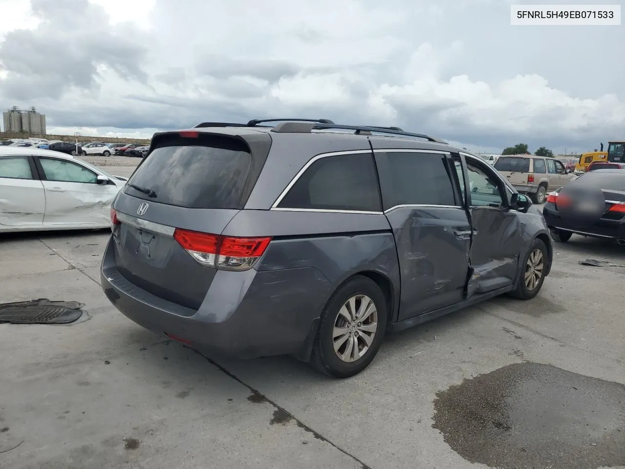 5FNRL5H49EB071533 2014 Honda Odyssey Ex