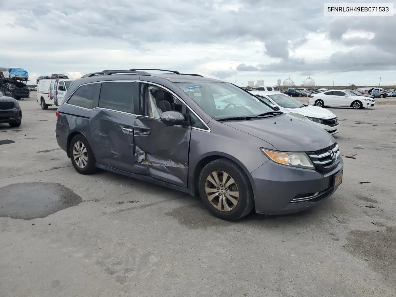 5FNRL5H49EB071533 2014 Honda Odyssey Ex