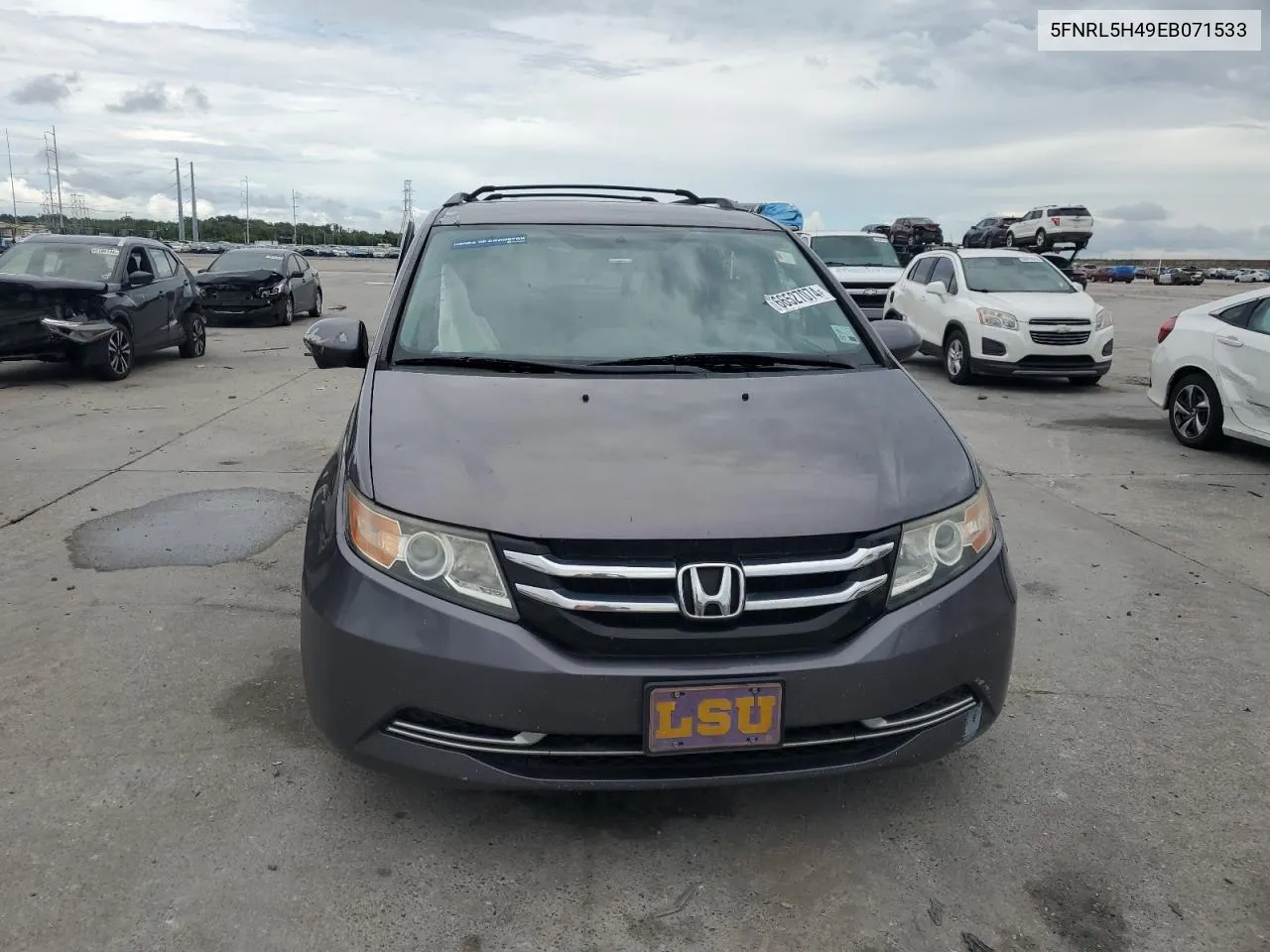 2014 Honda Odyssey Ex VIN: 5FNRL5H49EB071533 Lot: 66527074