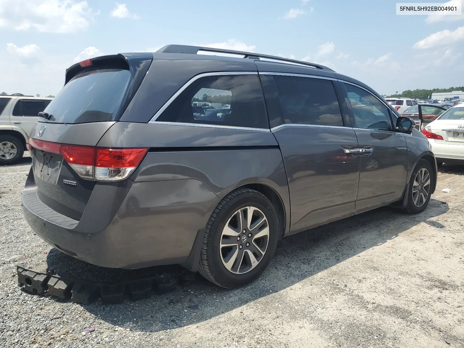 5FNRL5H92EB004901 2014 Honda Odyssey Touring