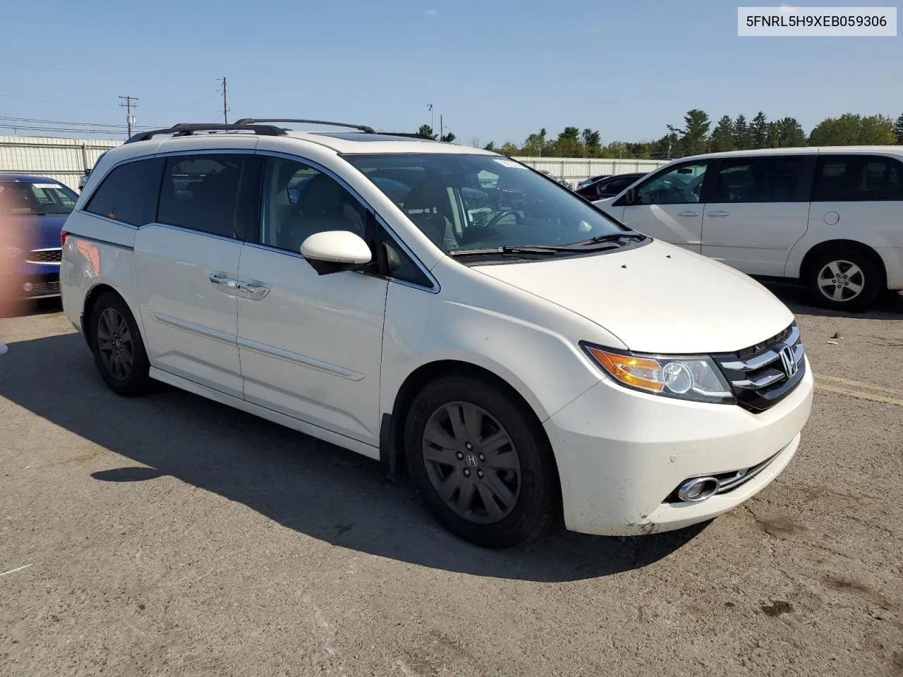 2014 Honda Odyssey Touring VIN: 5FNRL5H9XEB059306 Lot: 66893434