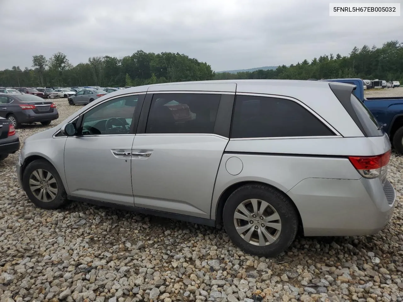 5FNRL5H67EB005032 2014 Honda Odyssey Exl