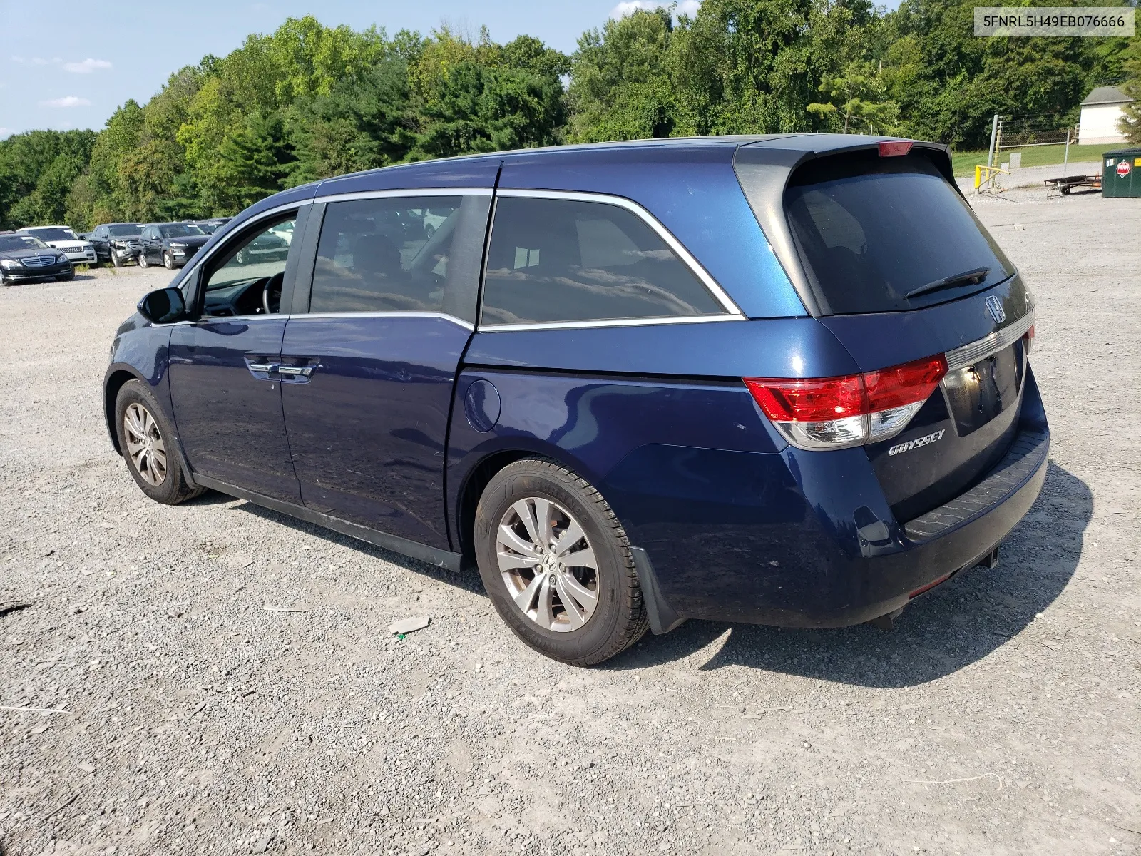 5FNRL5H49EB076666 2014 Honda Odyssey Ex