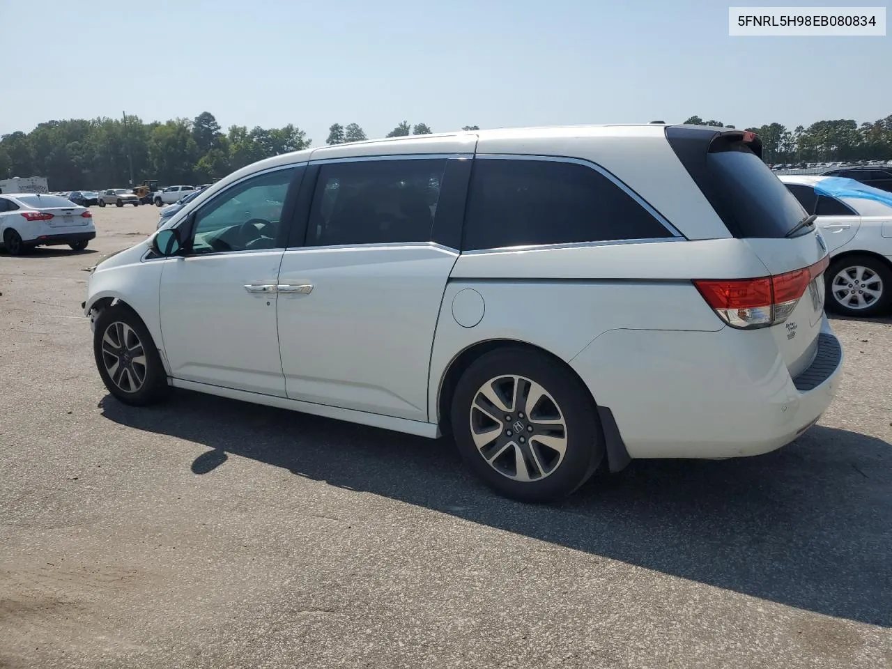 5FNRL5H98EB080834 2014 Honda Odyssey Touring