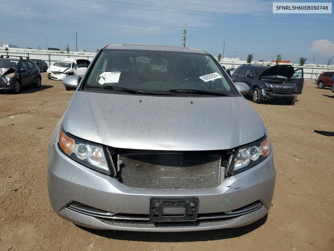 2014 Honda Odyssey Exl VIN: 5FNRL5H60EB050748 Lot: 68820924