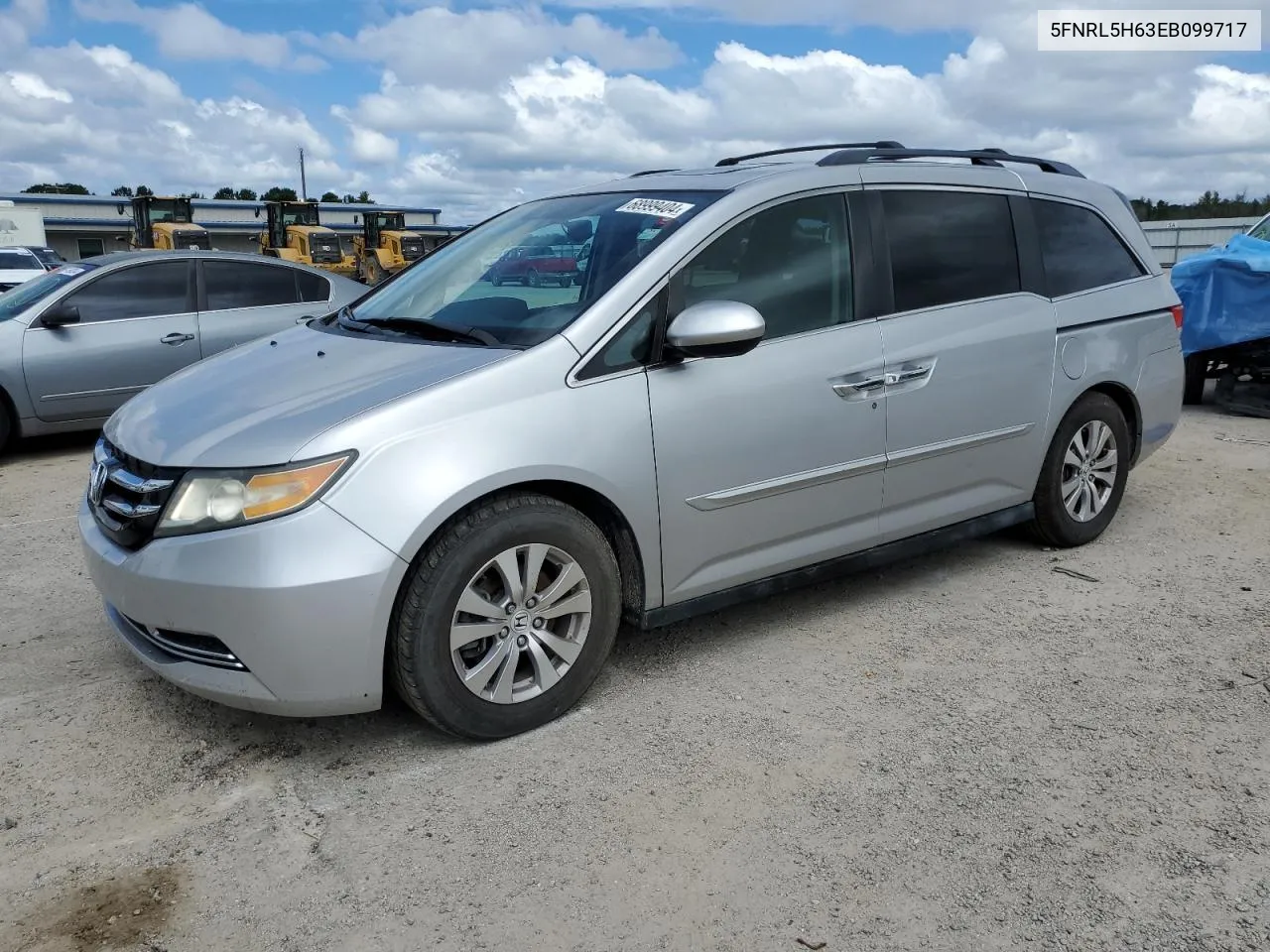 2014 Honda Odyssey Exl VIN: 5FNRL5H63EB099717 Lot: 68999404