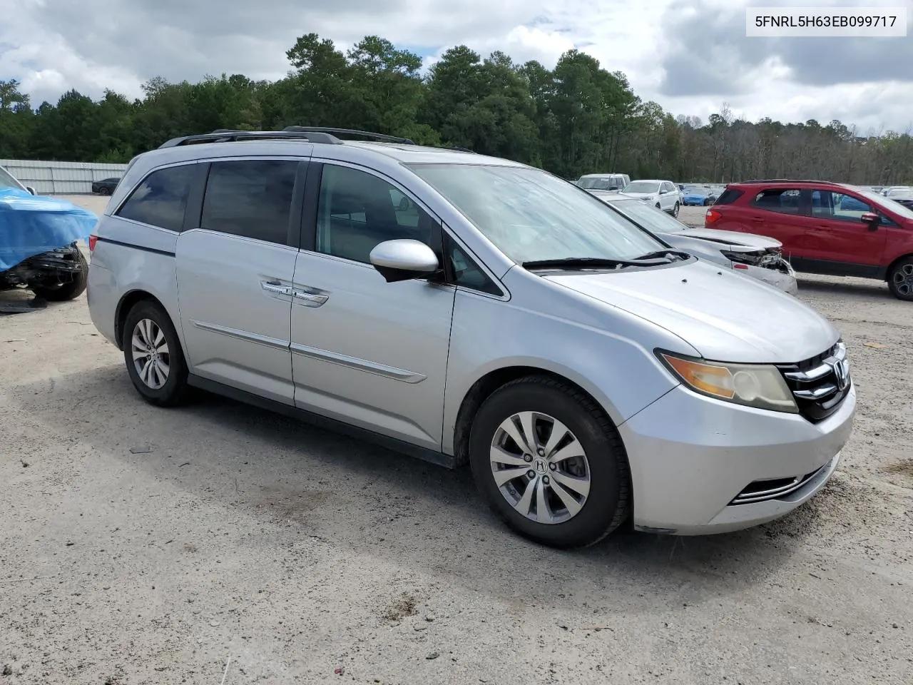 2014 Honda Odyssey Exl VIN: 5FNRL5H63EB099717 Lot: 68999404