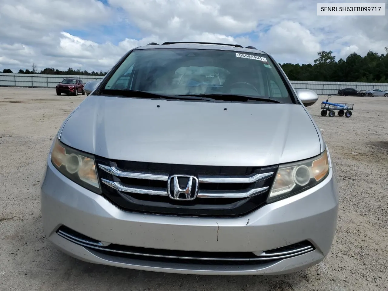 2014 Honda Odyssey Exl VIN: 5FNRL5H63EB099717 Lot: 68999404