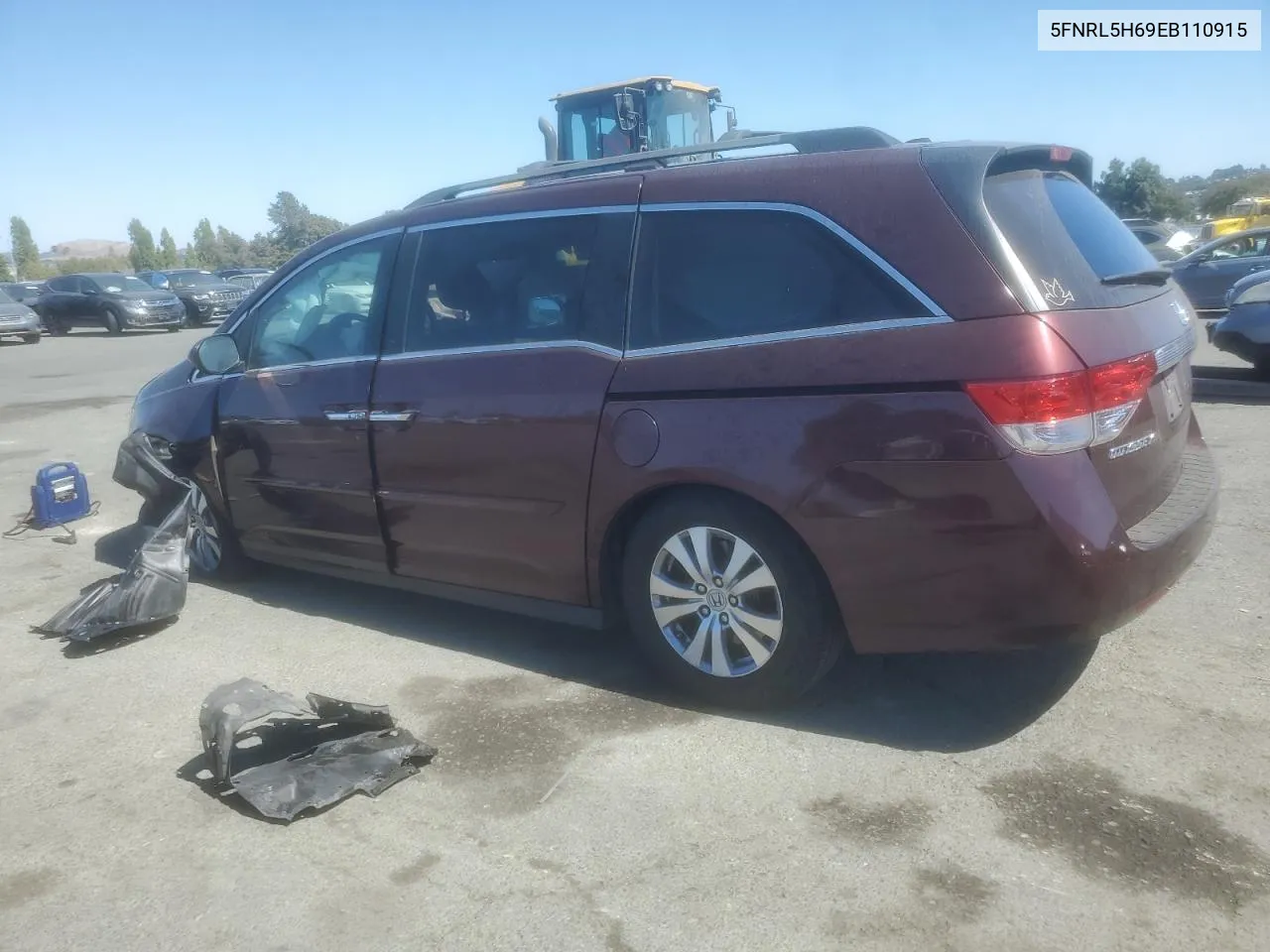 5FNRL5H69EB110915 2014 Honda Odyssey Exl