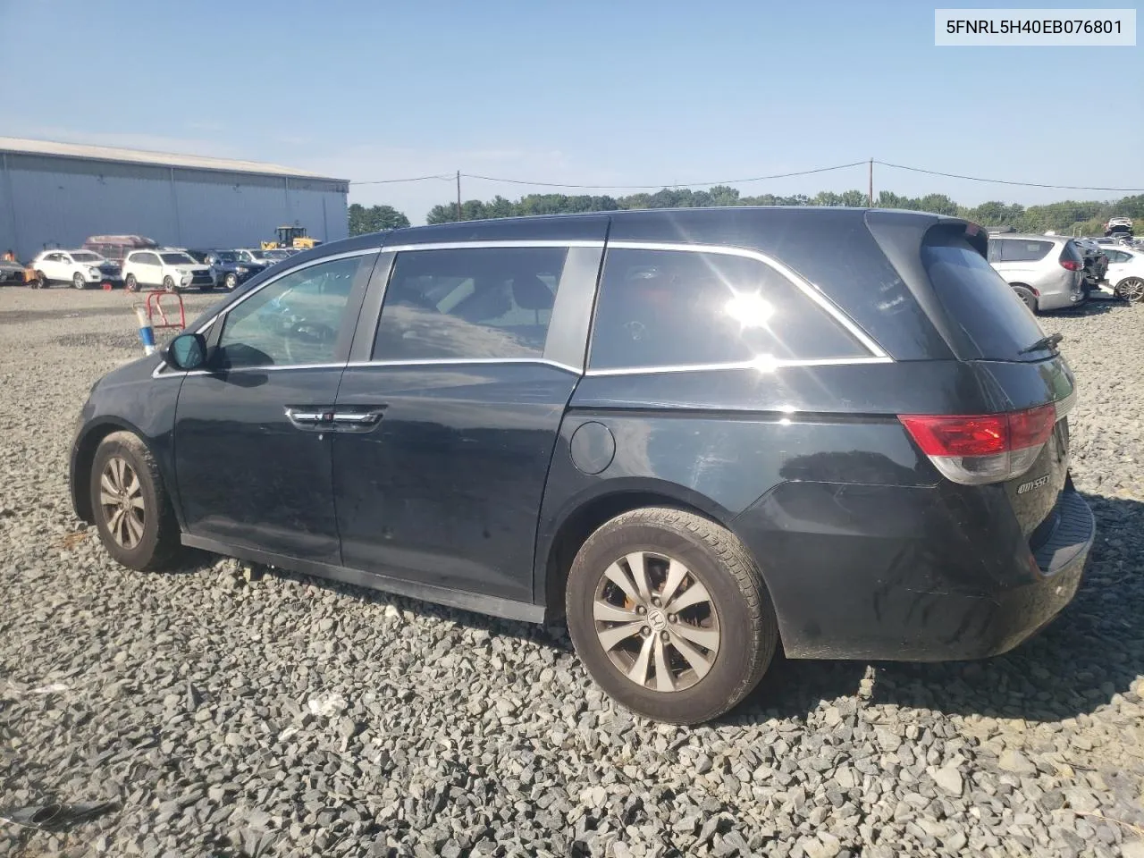 5FNRL5H40EB076801 2014 Honda Odyssey Ex