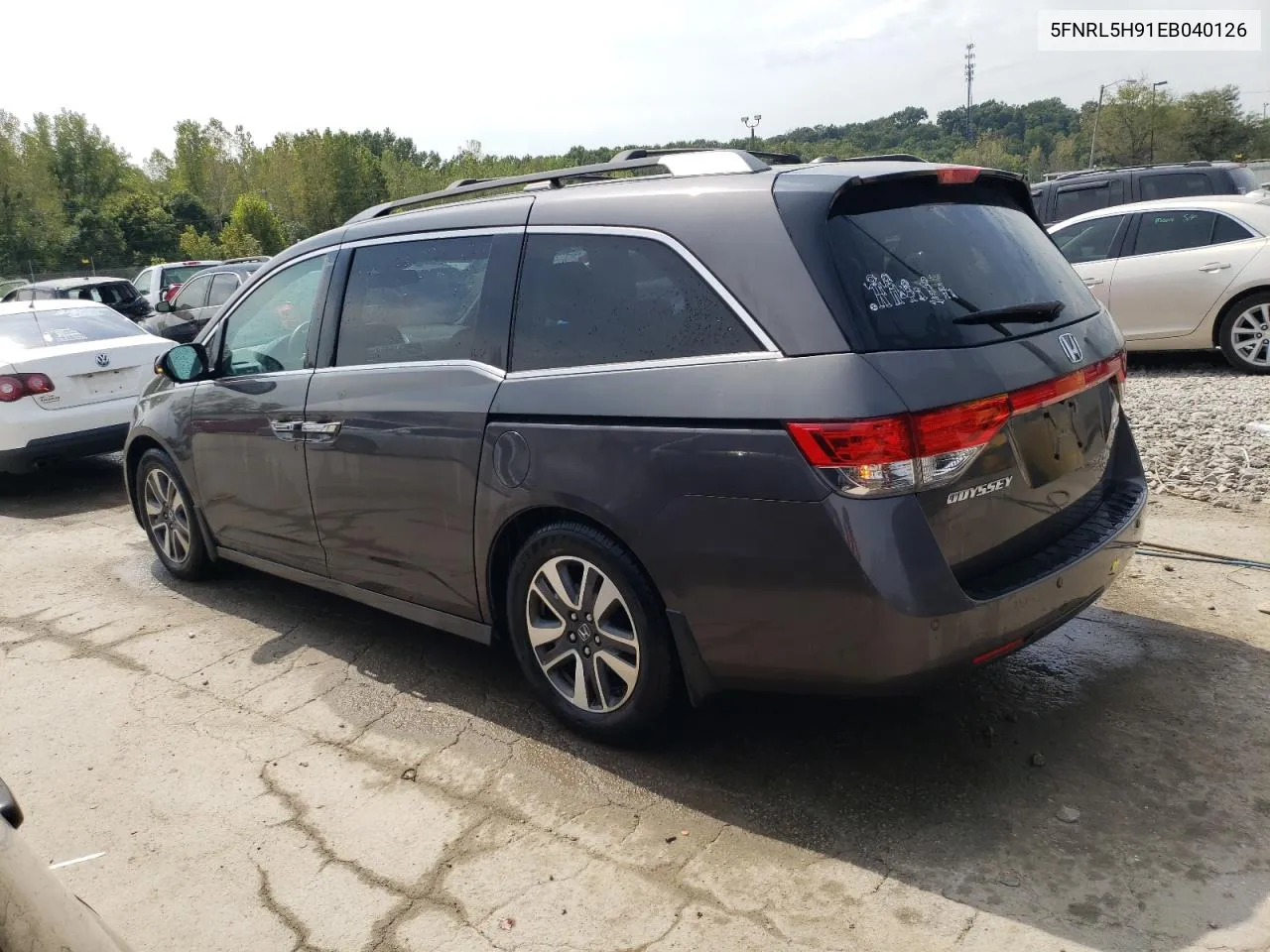 5FNRL5H91EB040126 2014 Honda Odyssey Touring