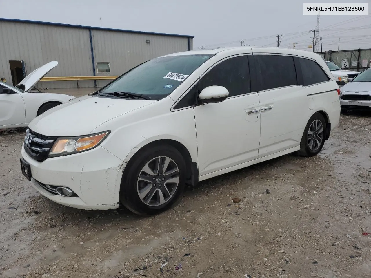 2014 Honda Odyssey Touring VIN: 5FNRL5H91EB128500 Lot: 69670964