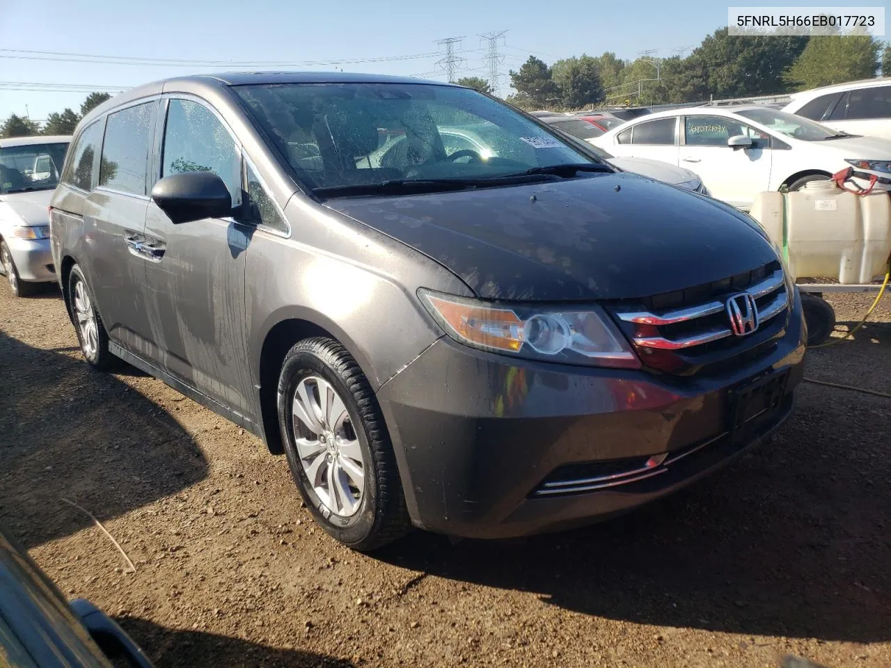 5FNRL5H66EB017723 2014 Honda Odyssey Exl