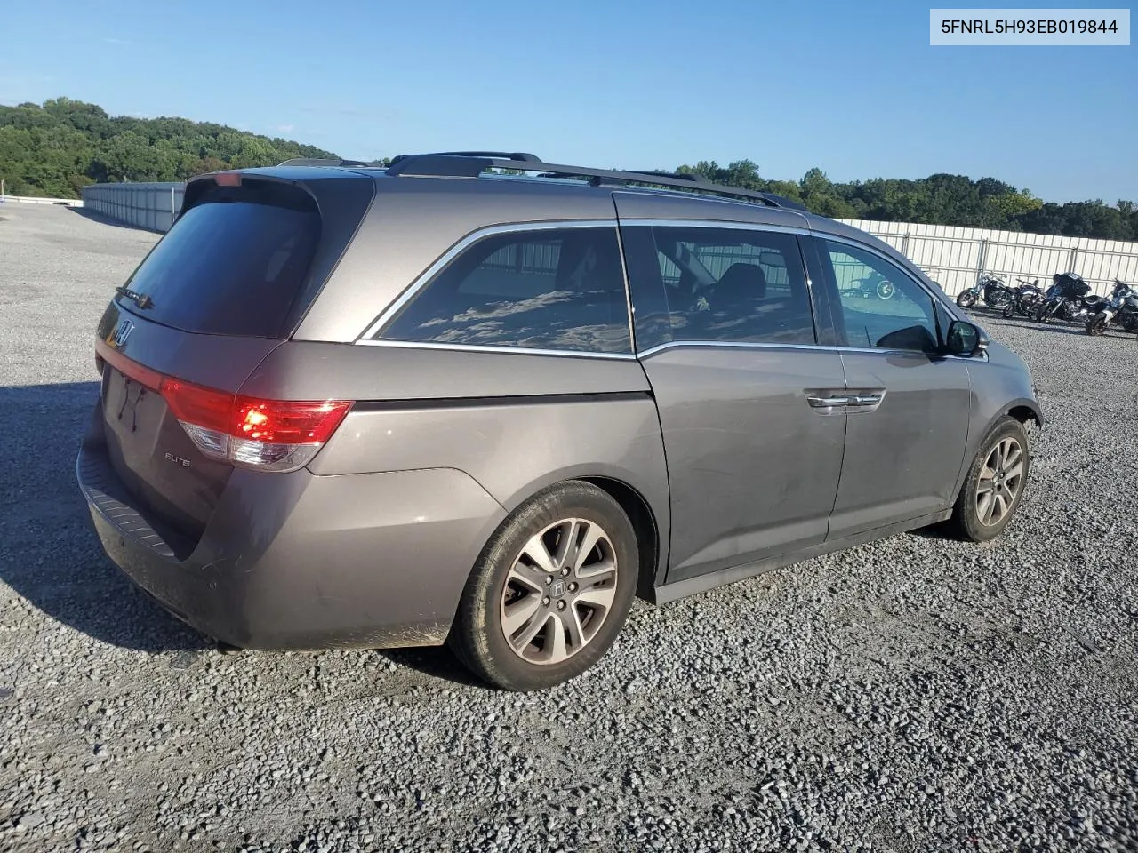 2014 Honda Odyssey Touring VIN: 5FNRL5H93EB019844 Lot: 69875184