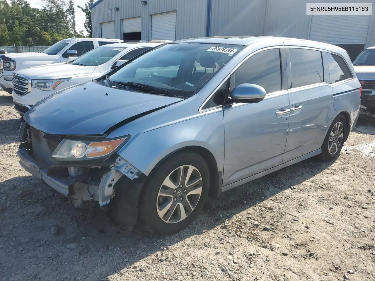 2014 Honda Odyssey Touring VIN: 5FNRL5H95EB115183 Lot: 69976304