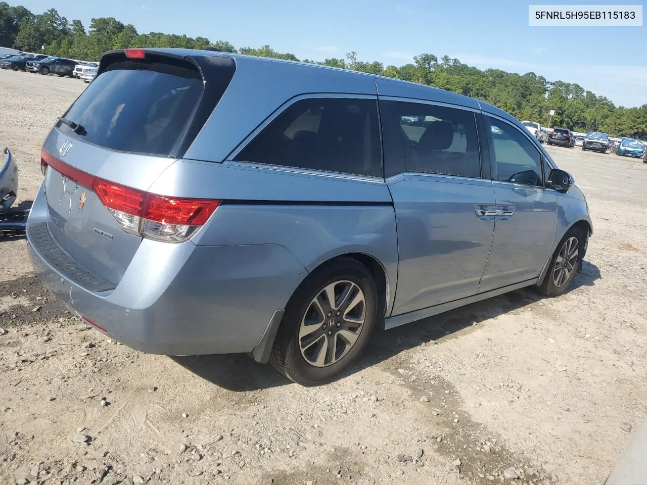 2014 Honda Odyssey Touring VIN: 5FNRL5H95EB115183 Lot: 69976304