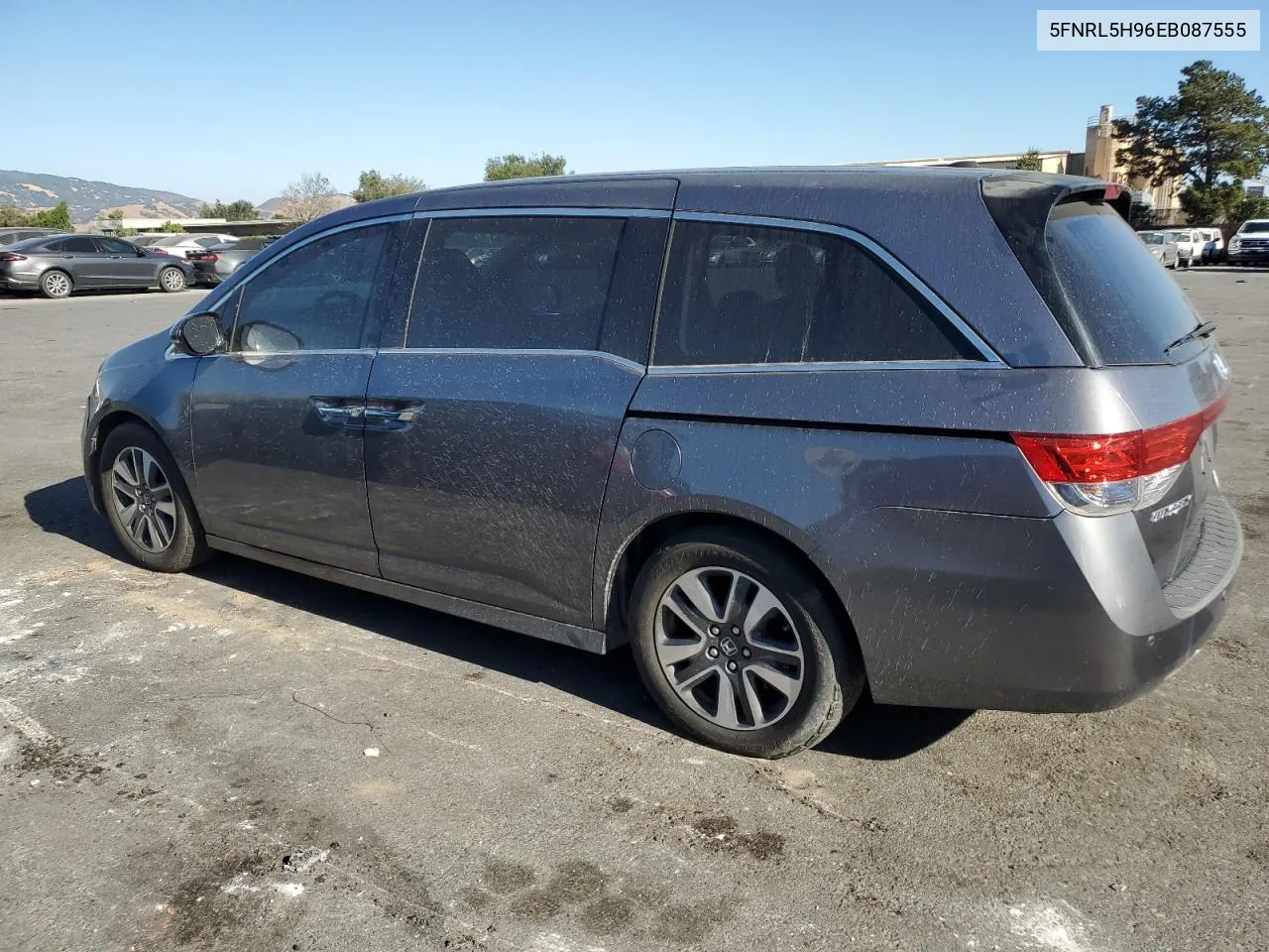 2014 Honda Odyssey Touring VIN: 5FNRL5H96EB087555 Lot: 70013514