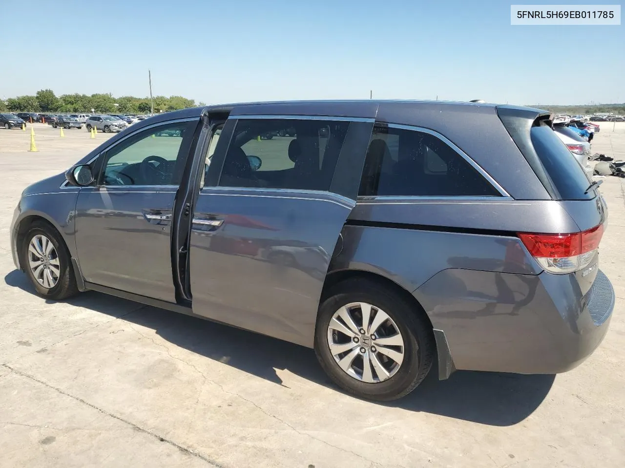 5FNRL5H69EB011785 2014 Honda Odyssey Exl