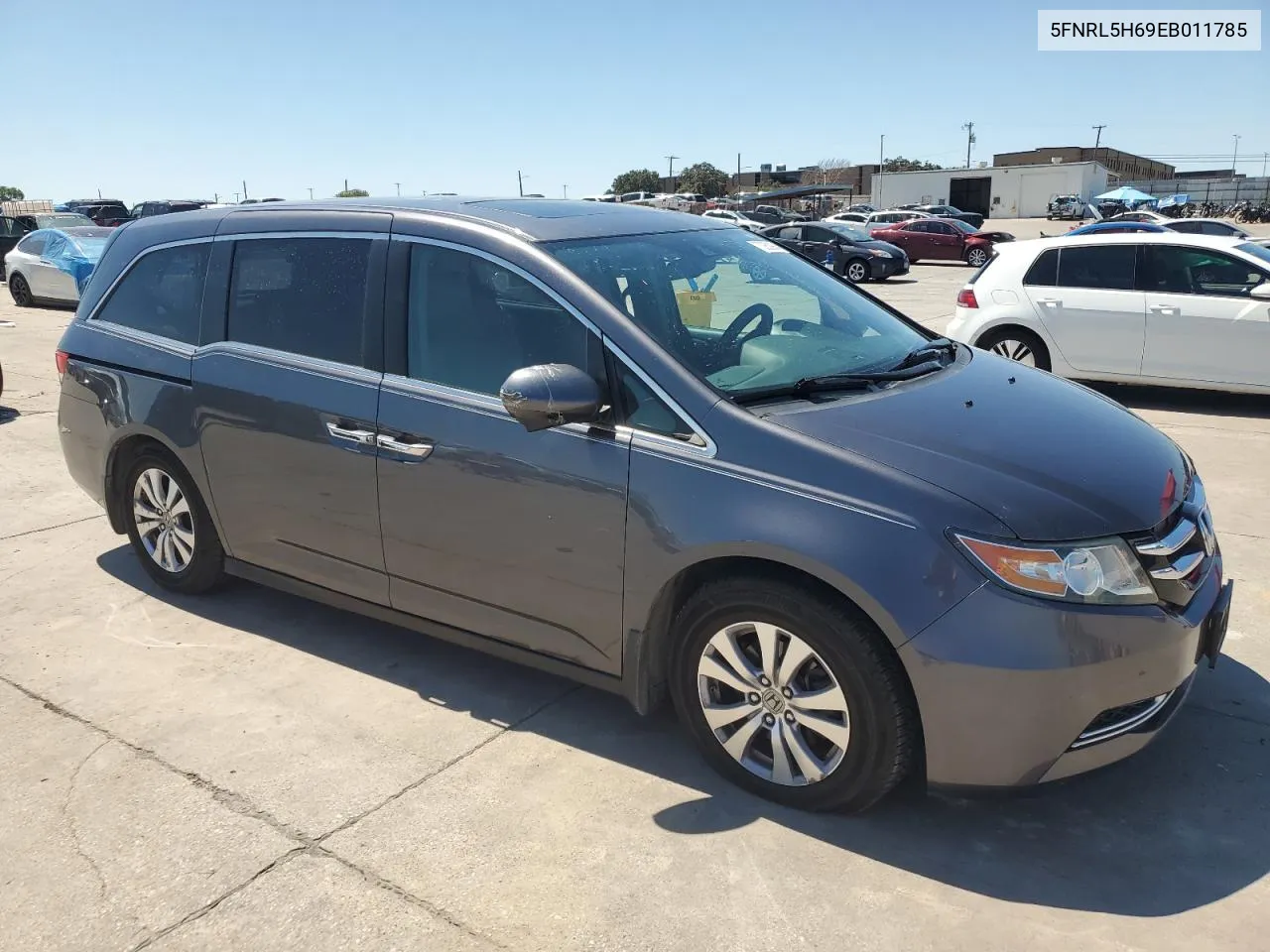 2014 Honda Odyssey Exl VIN: 5FNRL5H69EB011785 Lot: 70252984