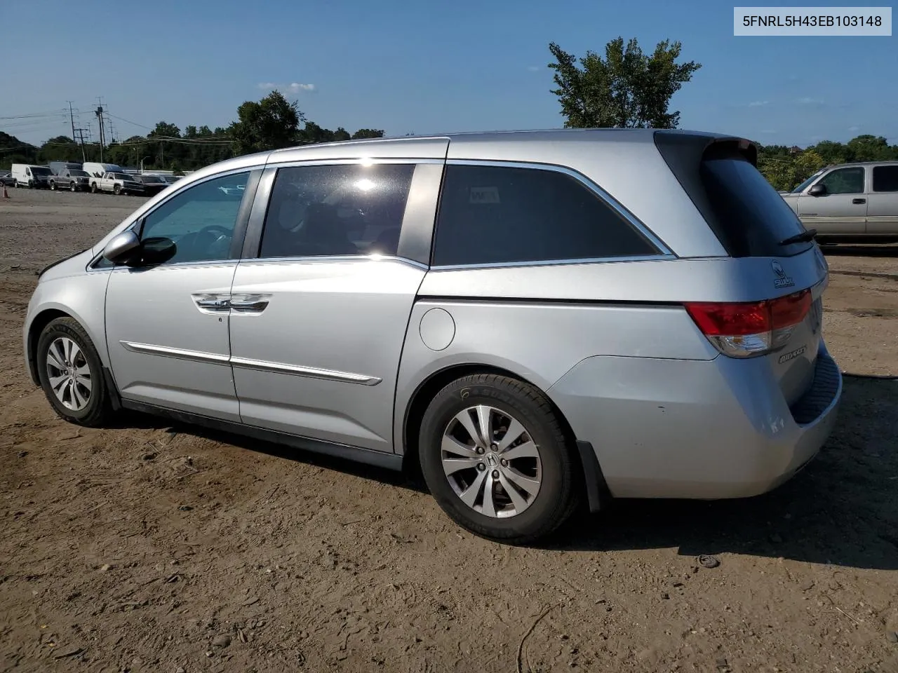 2014 Honda Odyssey Ex VIN: 5FNRL5H43EB103148 Lot: 70594994