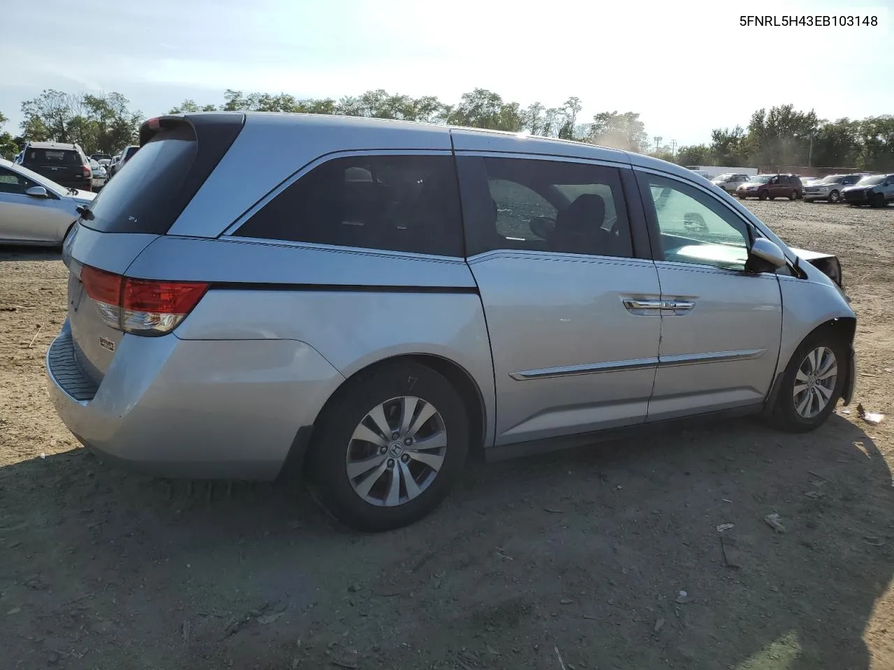 5FNRL5H43EB103148 2014 Honda Odyssey Ex