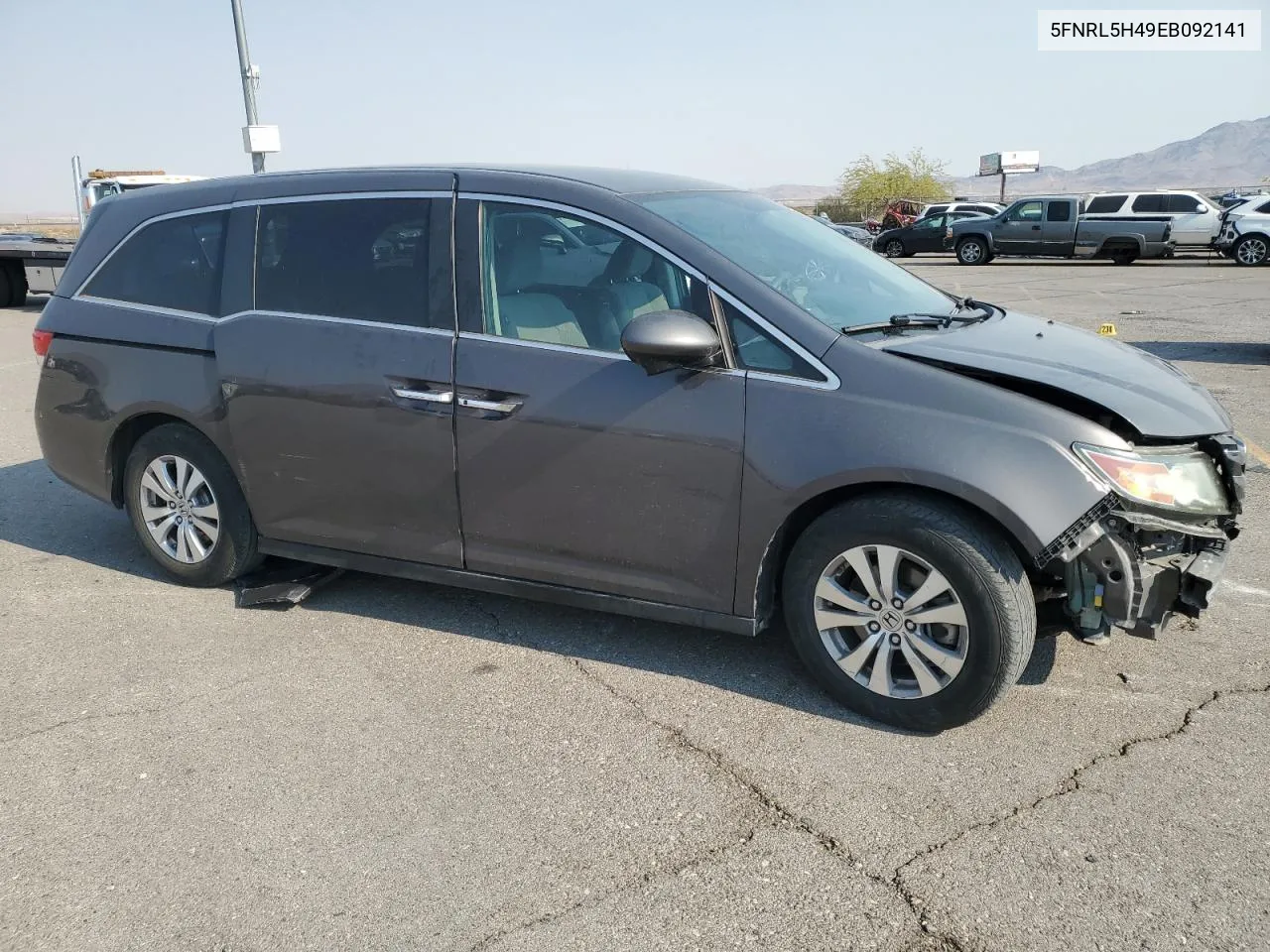 5FNRL5H49EB092141 2014 Honda Odyssey Ex