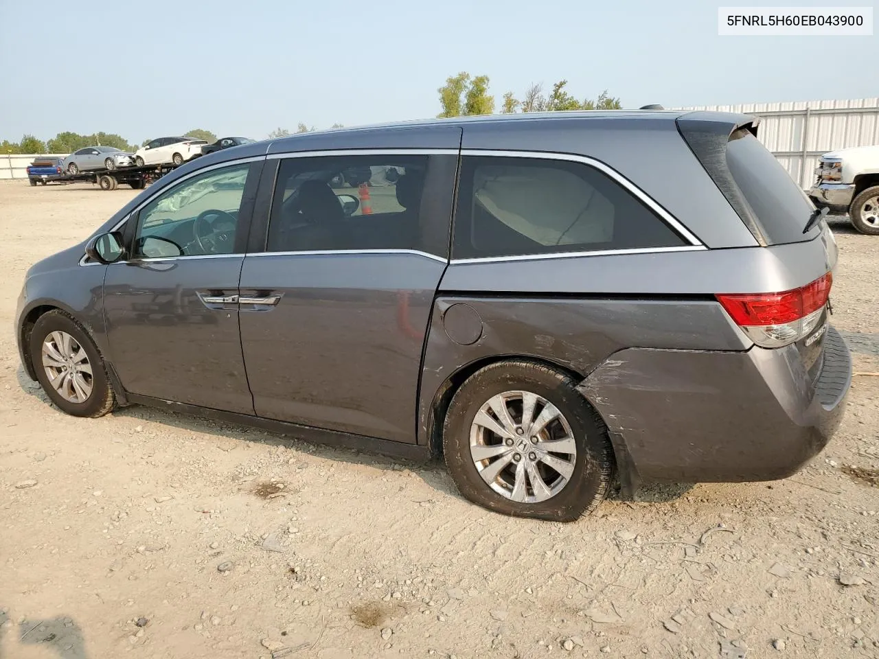 5FNRL5H60EB043900 2014 Honda Odyssey Exl