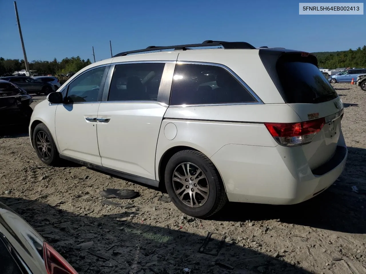 5FNRL5H64EB002413 2014 Honda Odyssey Exl