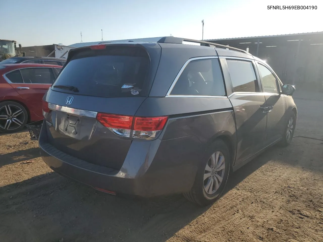 2014 Honda Odyssey Exl VIN: 5FNRL5H69EB004190 Lot: 71207104