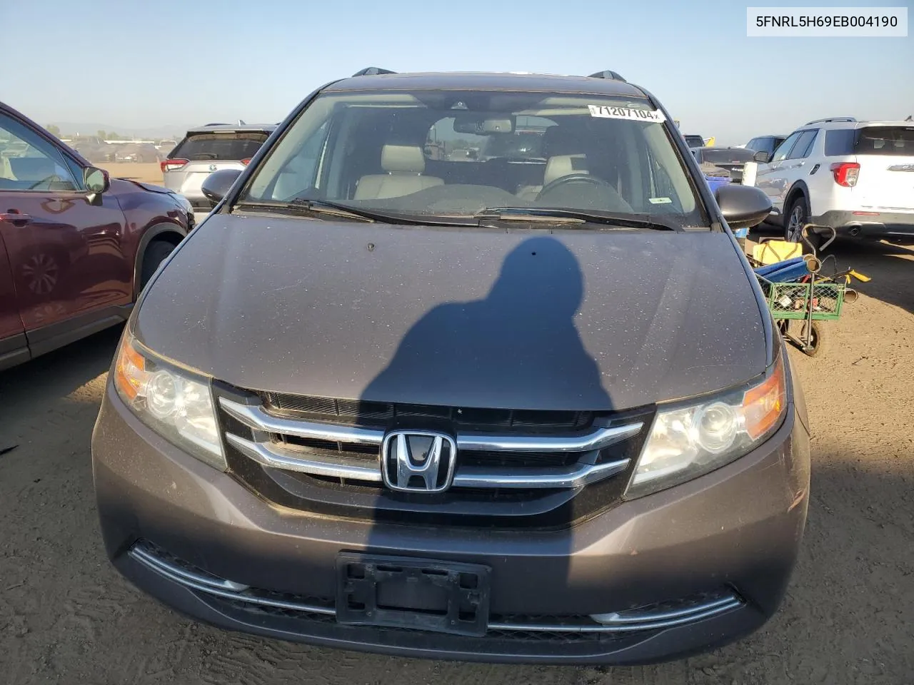 5FNRL5H69EB004190 2014 Honda Odyssey Exl