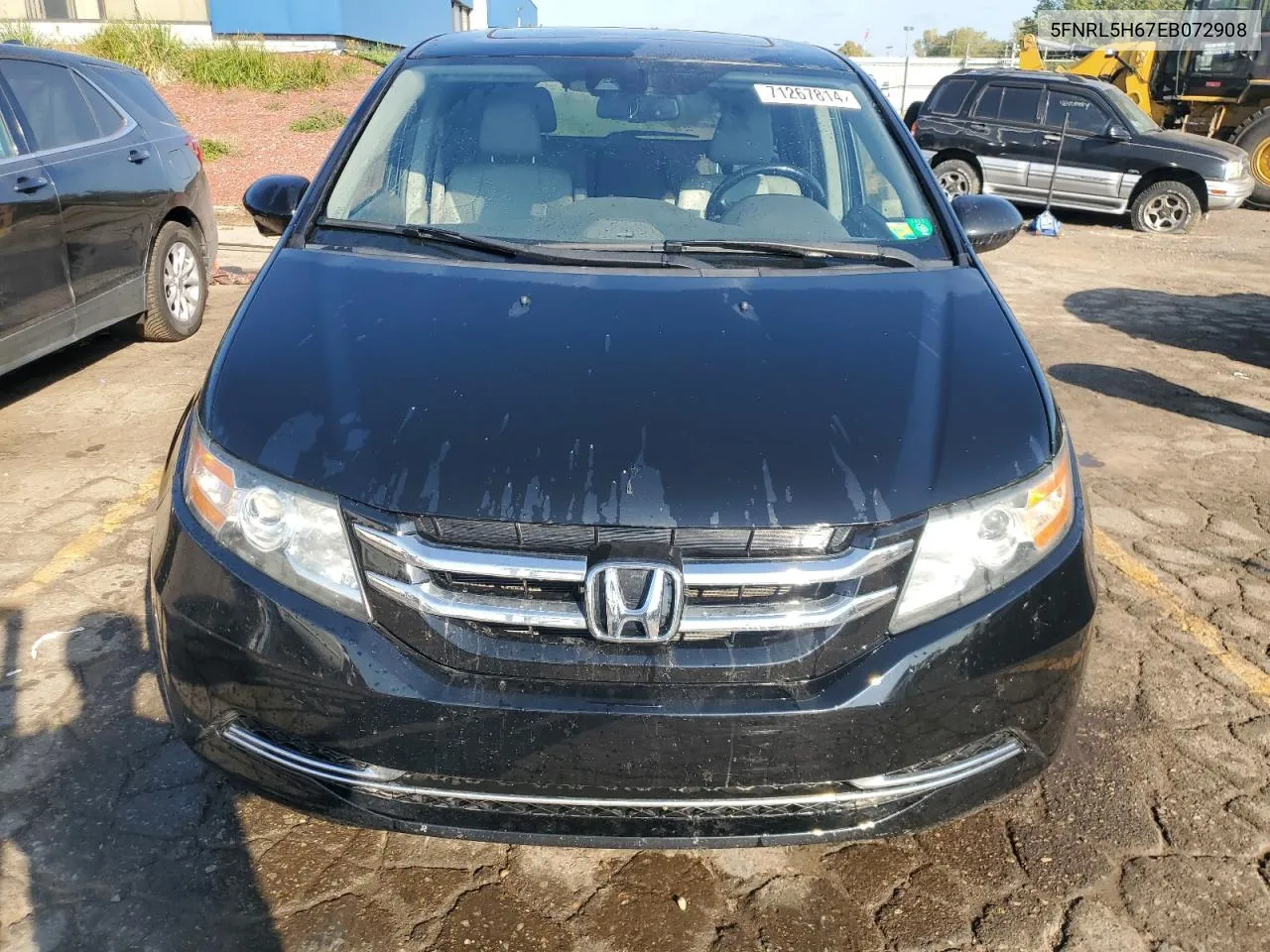 5FNRL5H67EB072908 2014 Honda Odyssey Exl