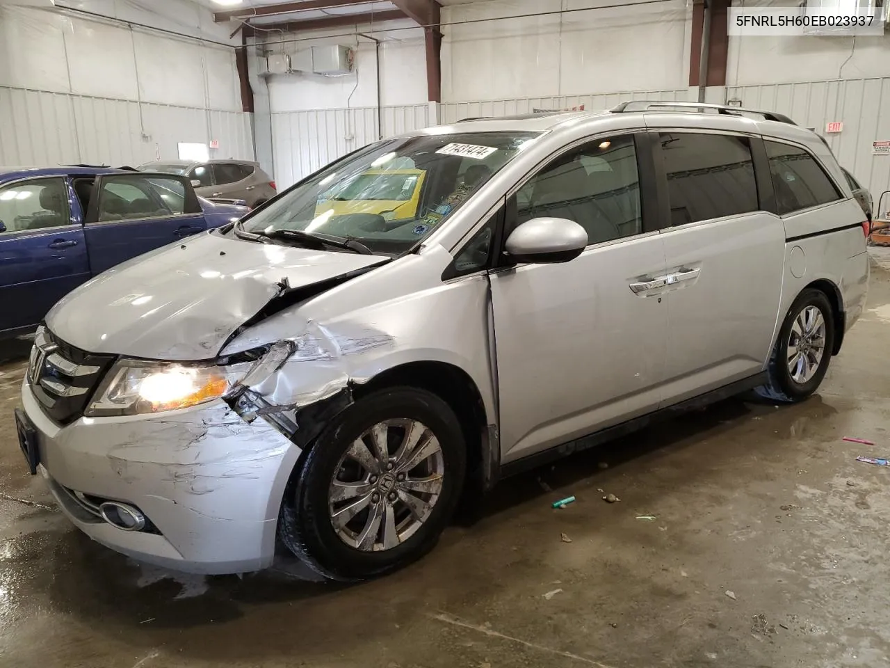 5FNRL5H60EB023937 2014 Honda Odyssey Exl