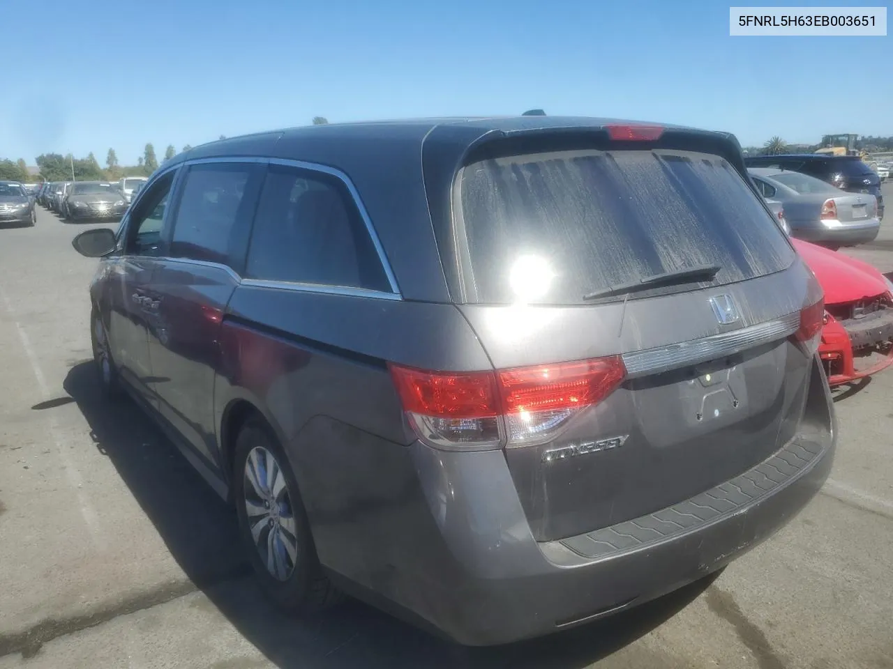 5FNRL5H63EB003651 2014 Honda Odyssey Exl