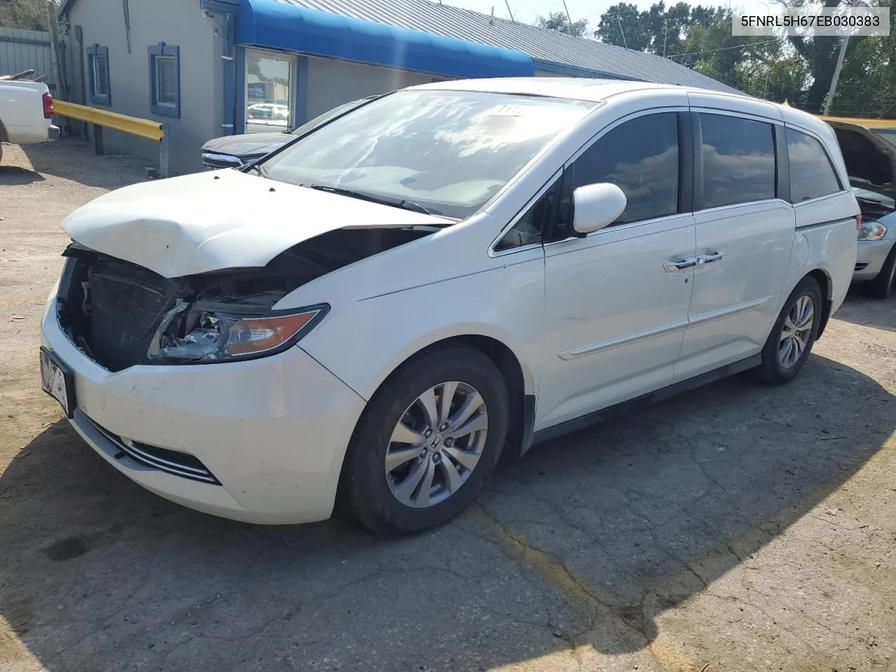 5FNRL5H67EB030383 2014 Honda Odyssey Exl