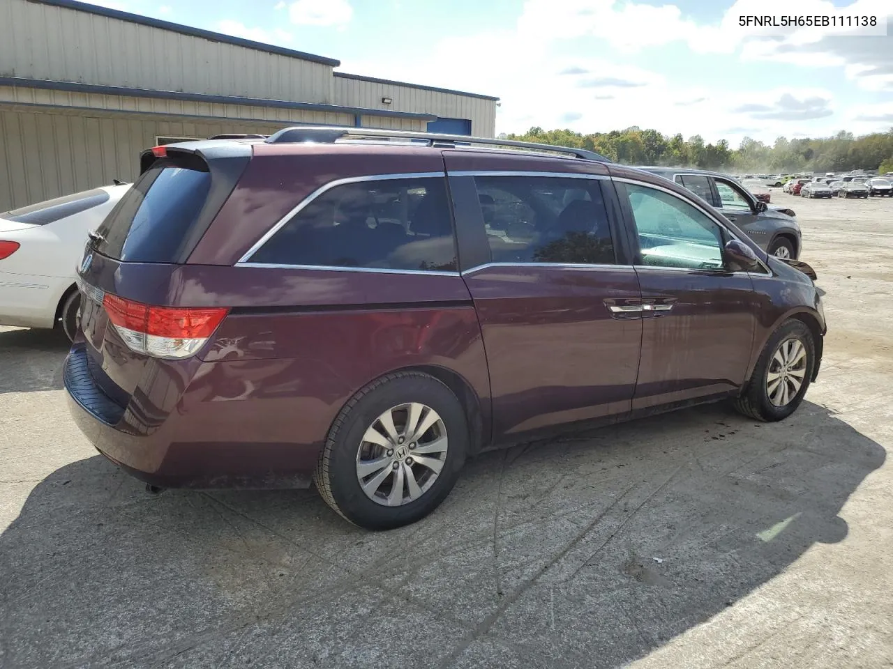 2014 Honda Odyssey Exl VIN: 5FNRL5H65EB111138 Lot: 71606174