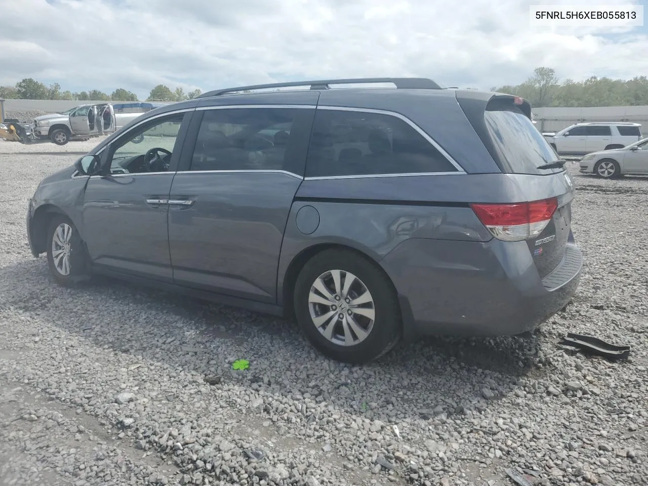 2014 Honda Odyssey Exl VIN: 5FNRL5H6XEB055813 Lot: 71681854