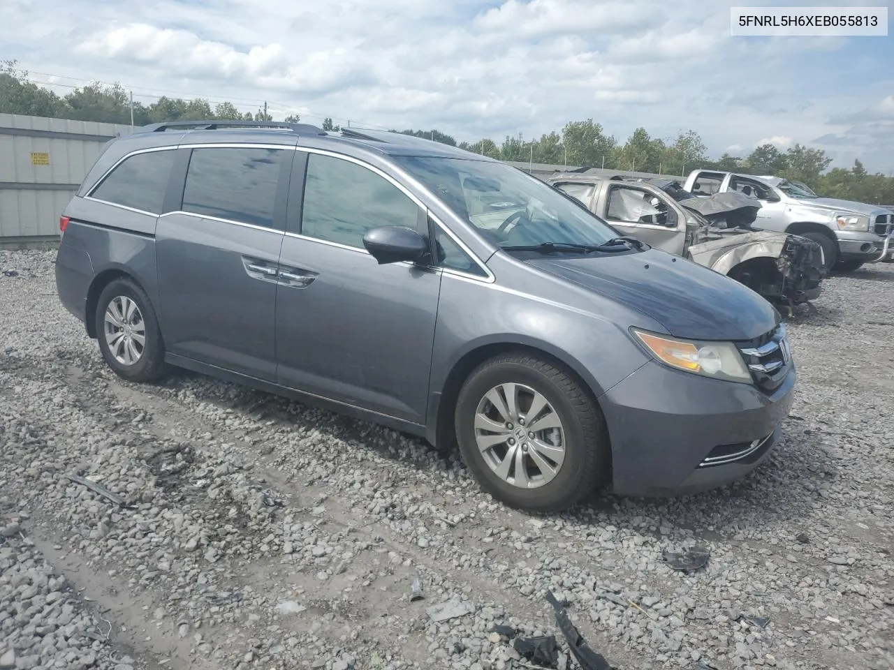 2014 Honda Odyssey Exl VIN: 5FNRL5H6XEB055813 Lot: 71681854