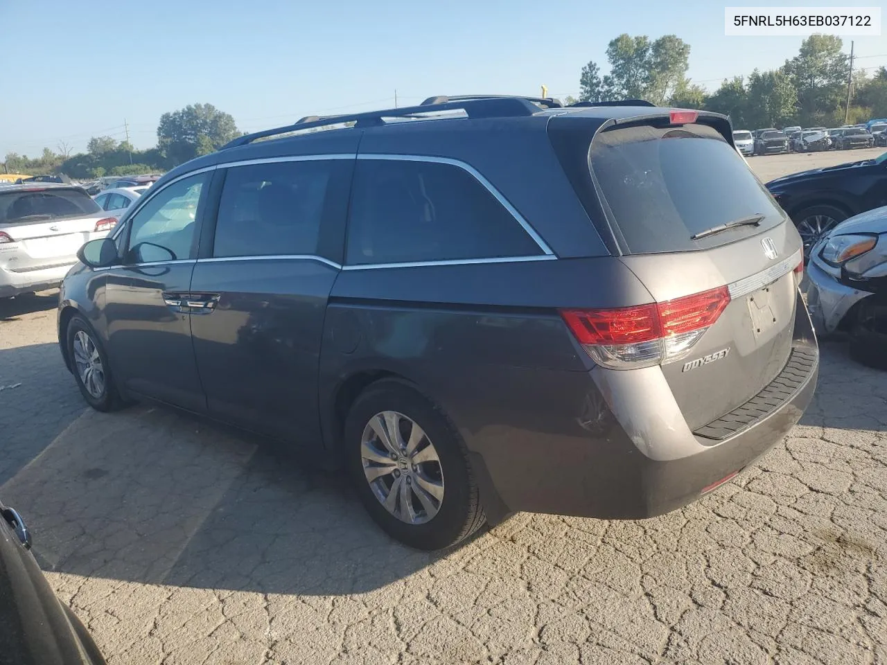 5FNRL5H63EB037122 2014 Honda Odyssey Exl