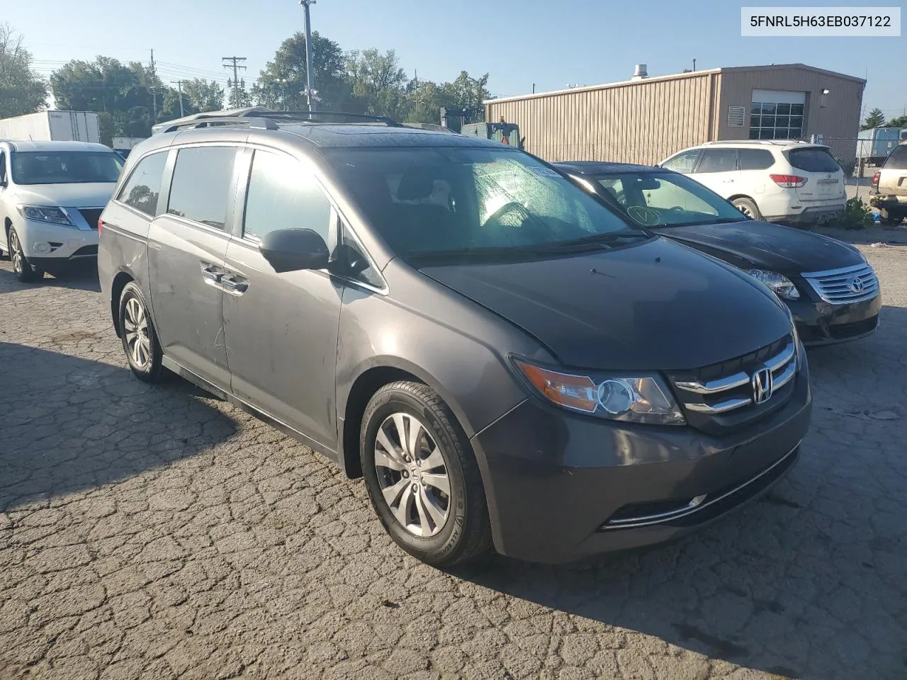 2014 Honda Odyssey Exl VIN: 5FNRL5H63EB037122 Lot: 71827664